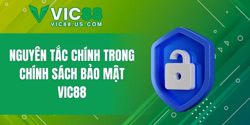 Nguyên tắc chính trong chính sách bảo mật VIC88